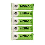 Zlaté Zrnko – Linda pistáciová – kokosové tyčinky s pistáciemi 40g – 5 ks