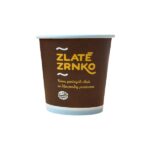 Zlaté Zrnko - Papírový pohár 110ml na espresso 50ks