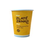 Zlaté Zrnko - Papírový pohár 280ml na kapučíno 50ks